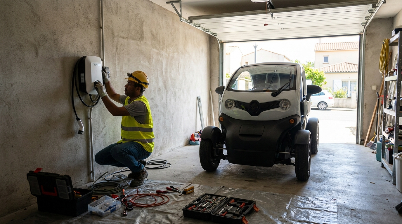 Instalacao de carregador de carro eletrico profissional em Atibaia‑SP