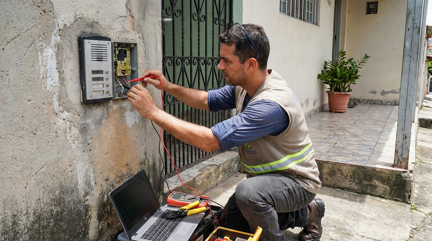 Reparo de interfone em Atibaia‑SP