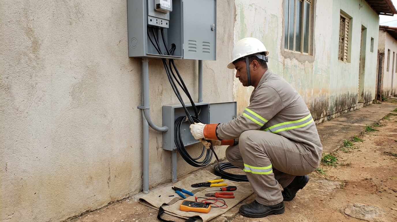Troca de padrao de energia em Atibaia‑SP